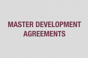 Master Development Agreements video